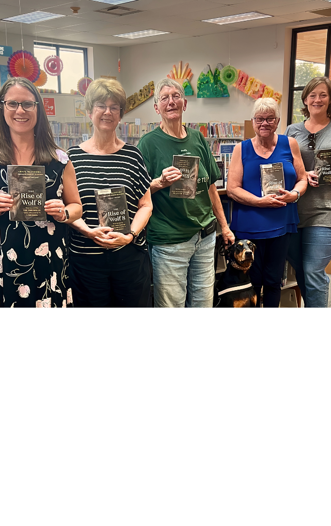 Women holding books.