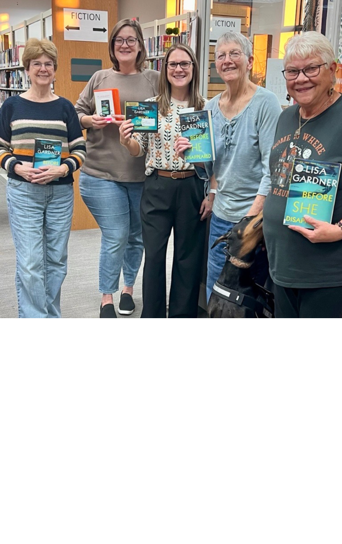 Women holding books.
